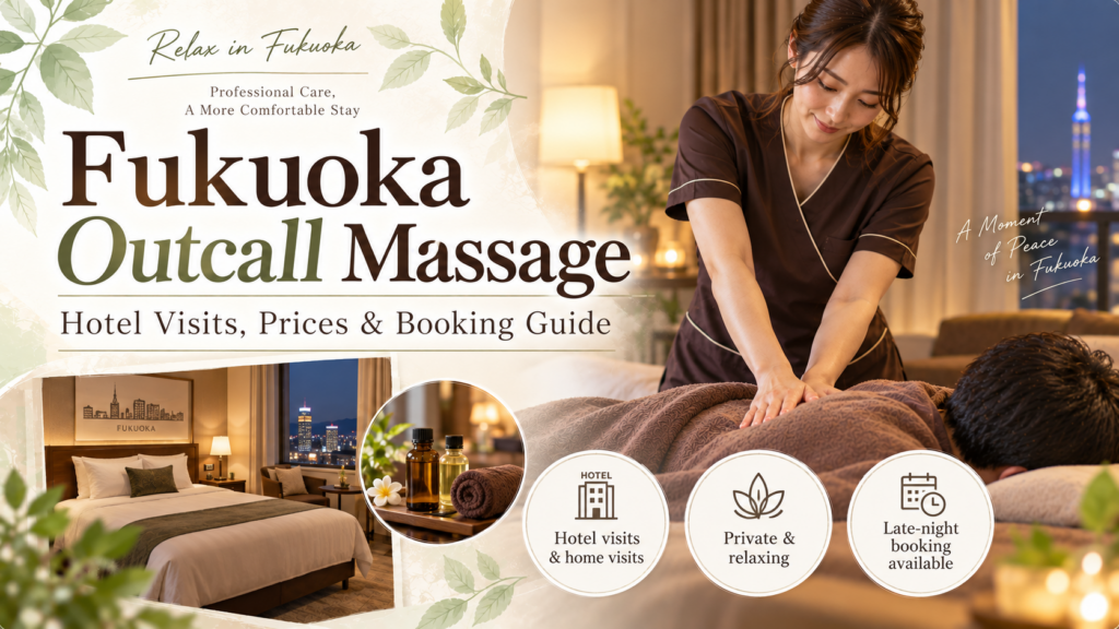 Fukuoka Outcall Massage for Hotel Guests | Prices, Booking Steps & What to Know